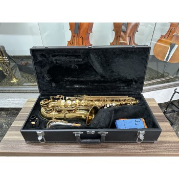 Sax Alto Jupiter JAS-567-565 Laqueado Tudel Prata